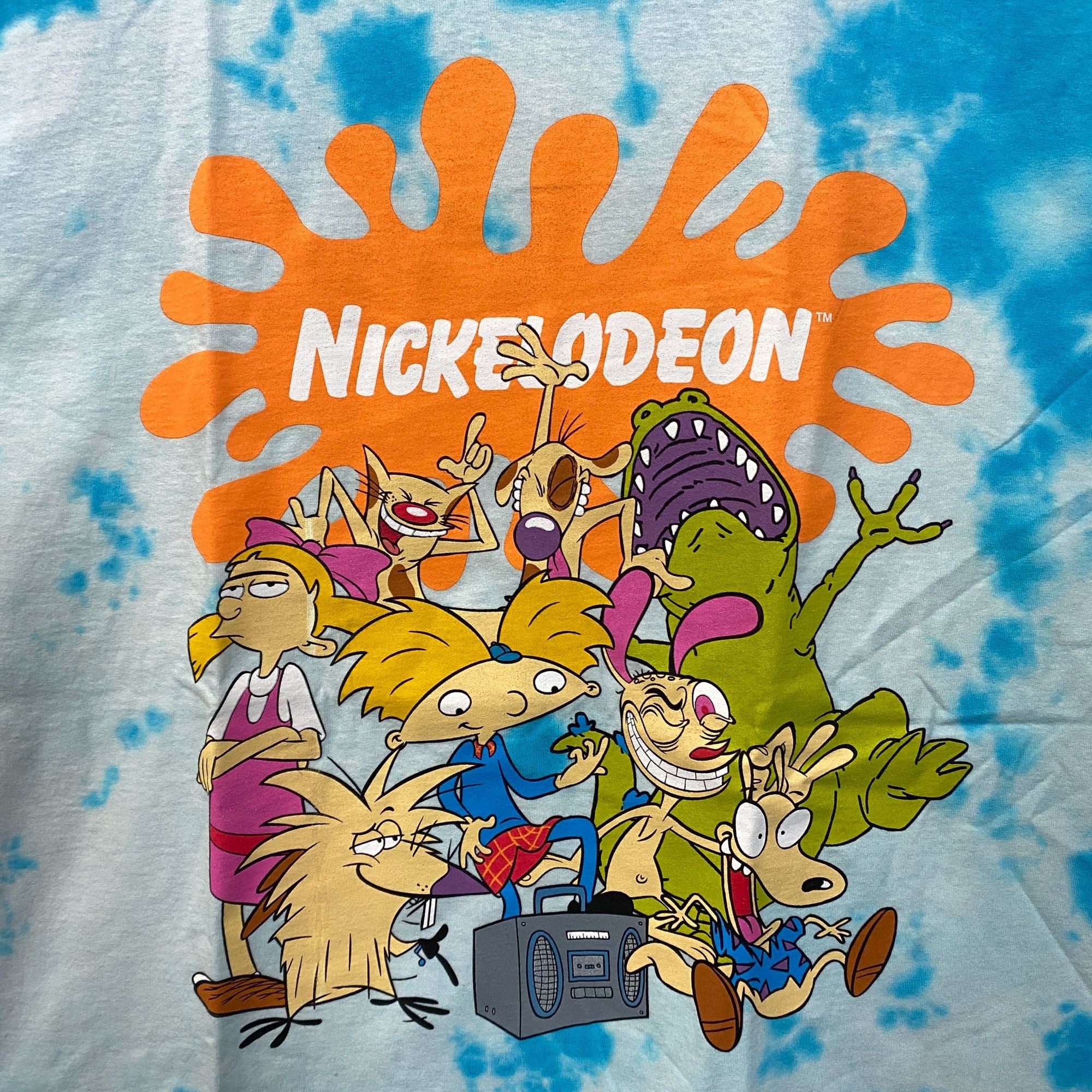 Nickelodeon Nickelodeon Best of the 90's Cartoon Mash Tie Dye T-Shirt XL Size US XL / EU 56 / 4 - 2 Thumbnail