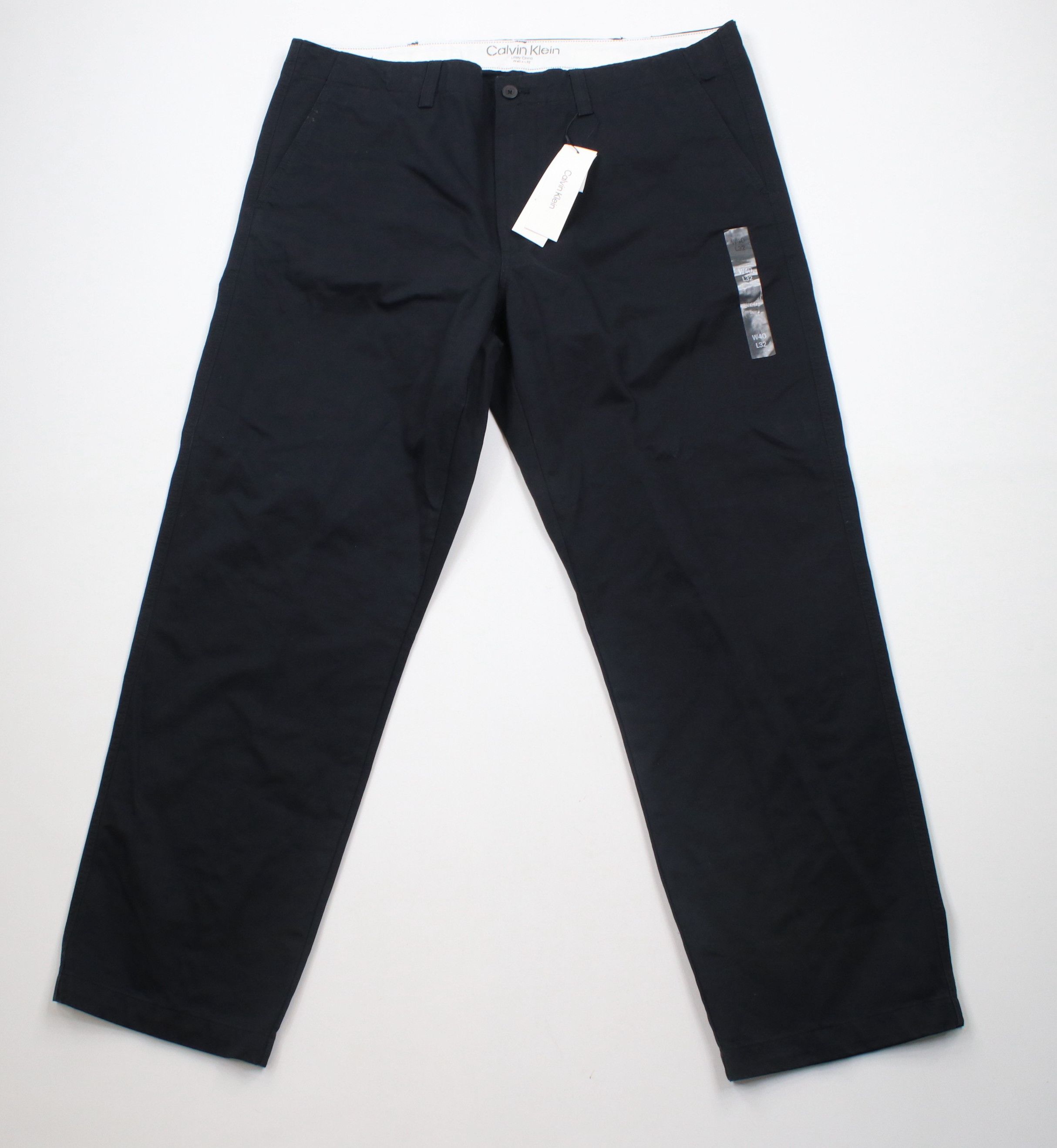 Calvin Klein × Vintage Deadstock Vintage Y2K Calvin Klein Utility Chino Pants Black Size US 40 / EU 56 - 1 Thumbnail