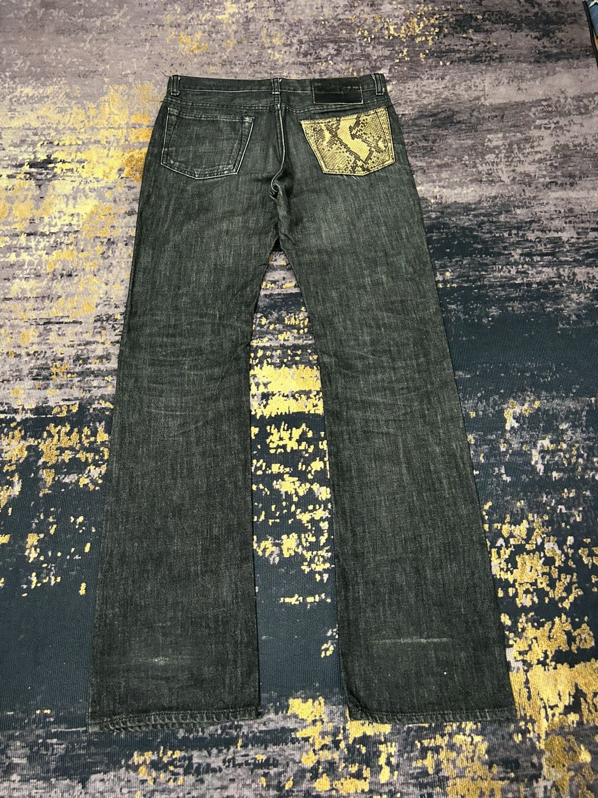 Hysteric Glamour Handcraft Tokyo Snake Pocket Back Bootcut Jeans Size US 32 / EU 48 - 2 Thumbnail
