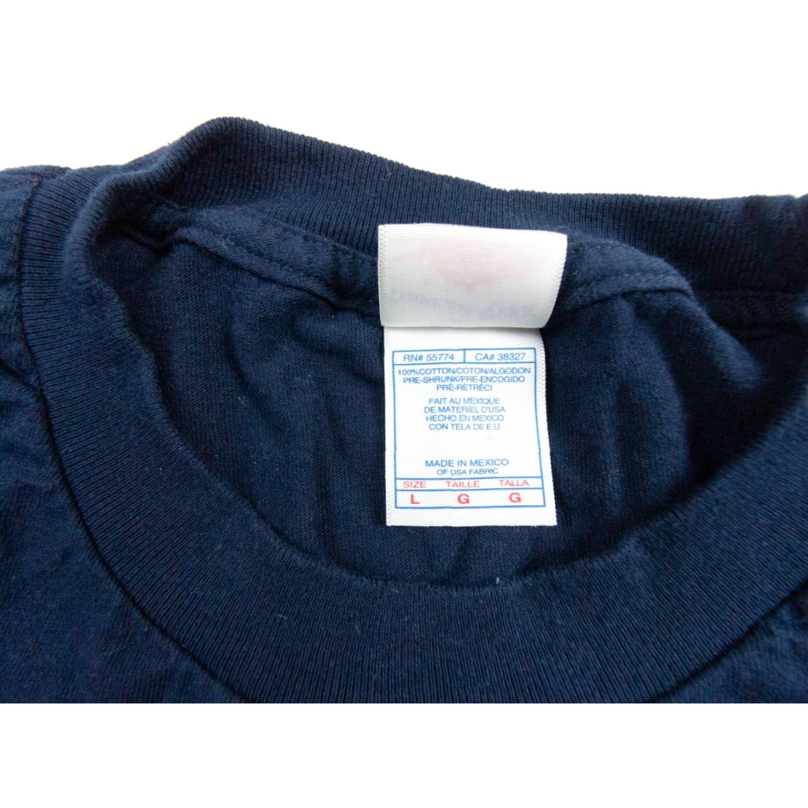 Vintage VINTAGE Chuck & Larry Movie Shirt Men Large Blue Crew Neck T-Shirt 80s 90s Promo Logo Tee Brand Tennessee River Mens Size US L / EU 52-54 / 3 - 5 Thumbnail