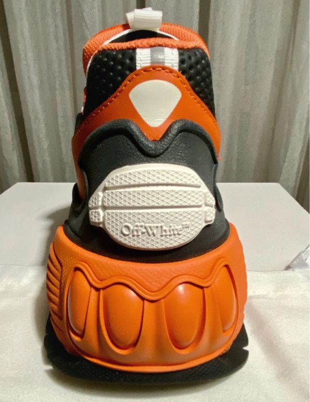 Off-White Off-White Glove Slip On Orange / Black Sneakers Size US 9 / EU 42 - 4 Thumbnail