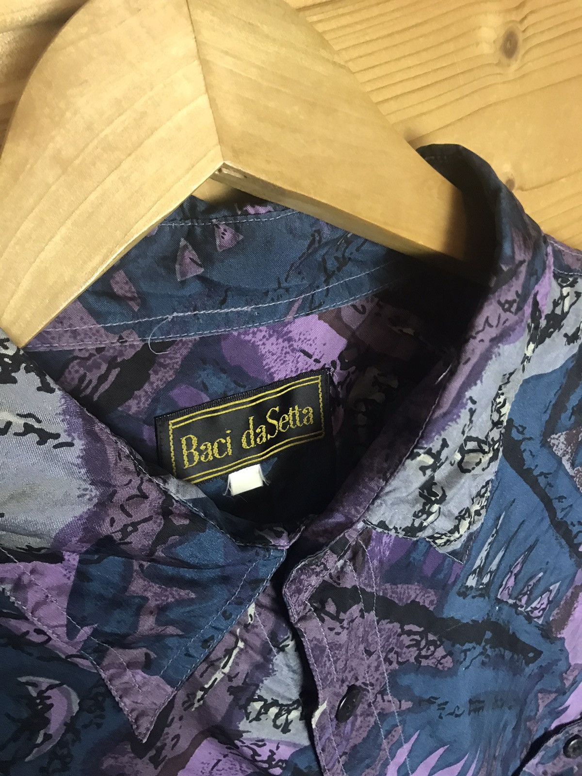 Vintage Vintage silk shirt Size US XL / EU 56 / 4 - 7 Thumbnail