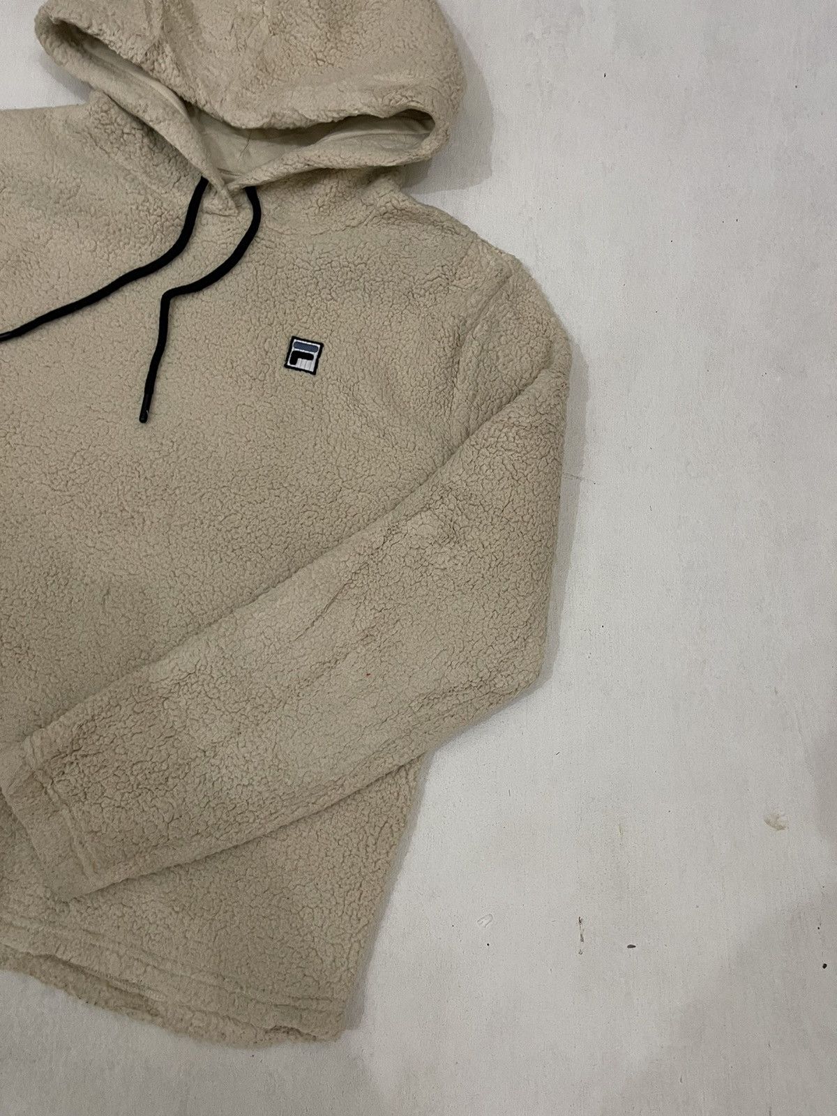 Fila Fila Plain Cream Fur Fleece Size M / US 6-8 / IT 42-44 - 2 Thumbnail