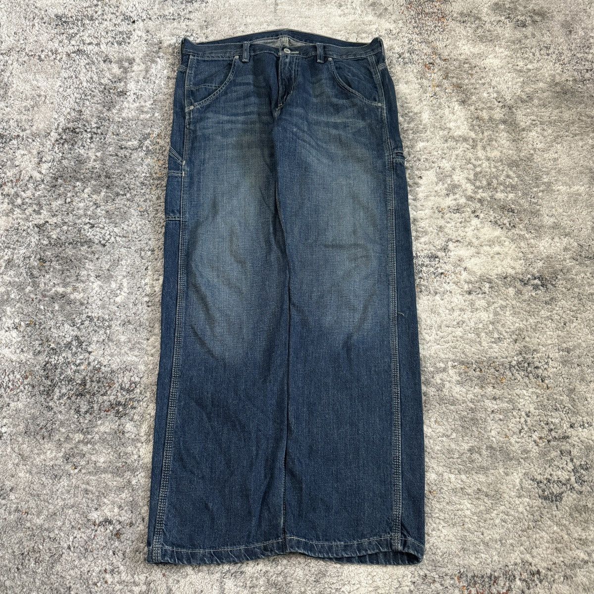 Japanese Brand × Levi's × Vintage Vintage y2k Levi’s Big E Style carpenter jeans Size US 34 / EU 50 - 2 Thumbnail