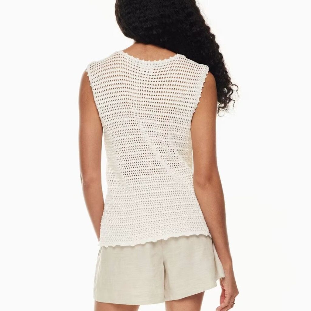 Other Aritzia WILFRED Peek Crewneck Light Birch Tank Top Size S Size S / US 4 / IT 40 - 5 Thumbnail