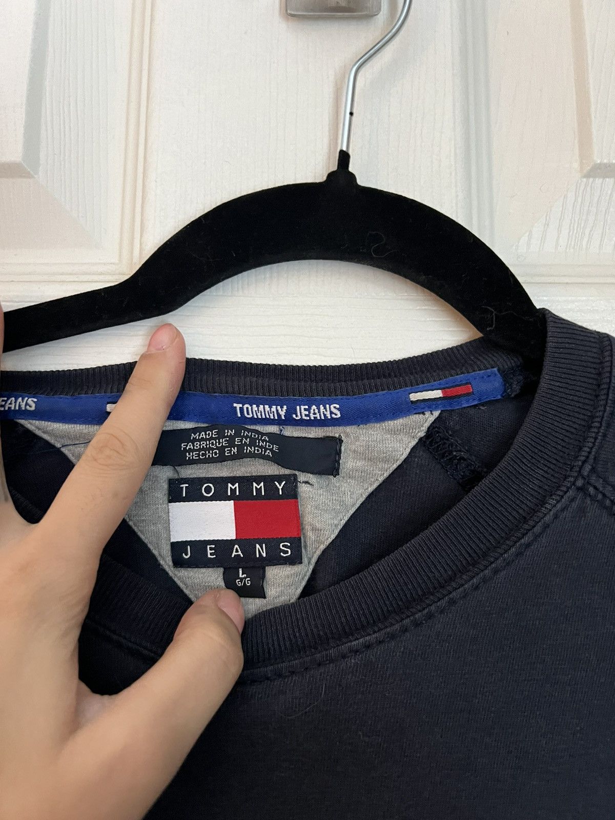 Tommy Jeans Tommy Jeans vintage long sleeve Size US L / EU 52-54 / 3 - 3 Thumbnail