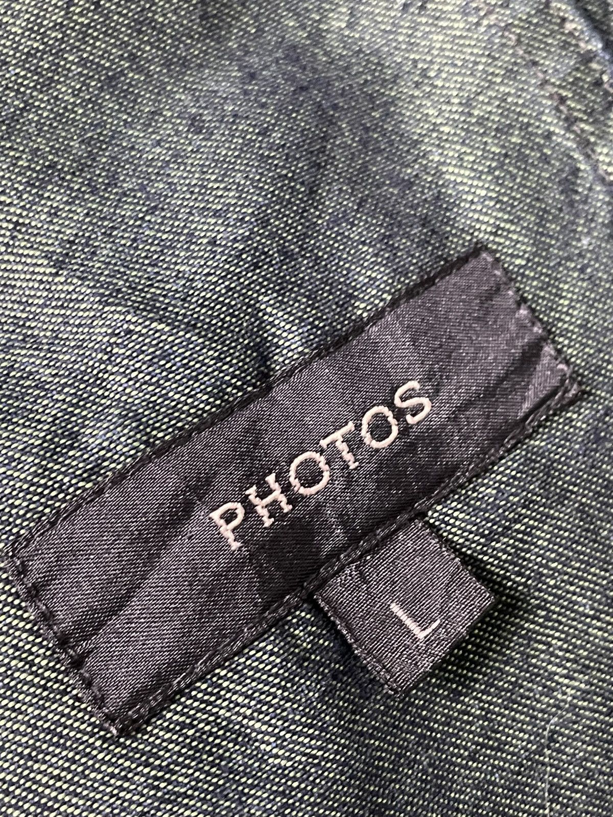 Japanese Brand × Vintage PHOTOS Brand Dark Blue Button Jacket (102) Size US L / EU 52-54 / 3 - 8 Thumbnail