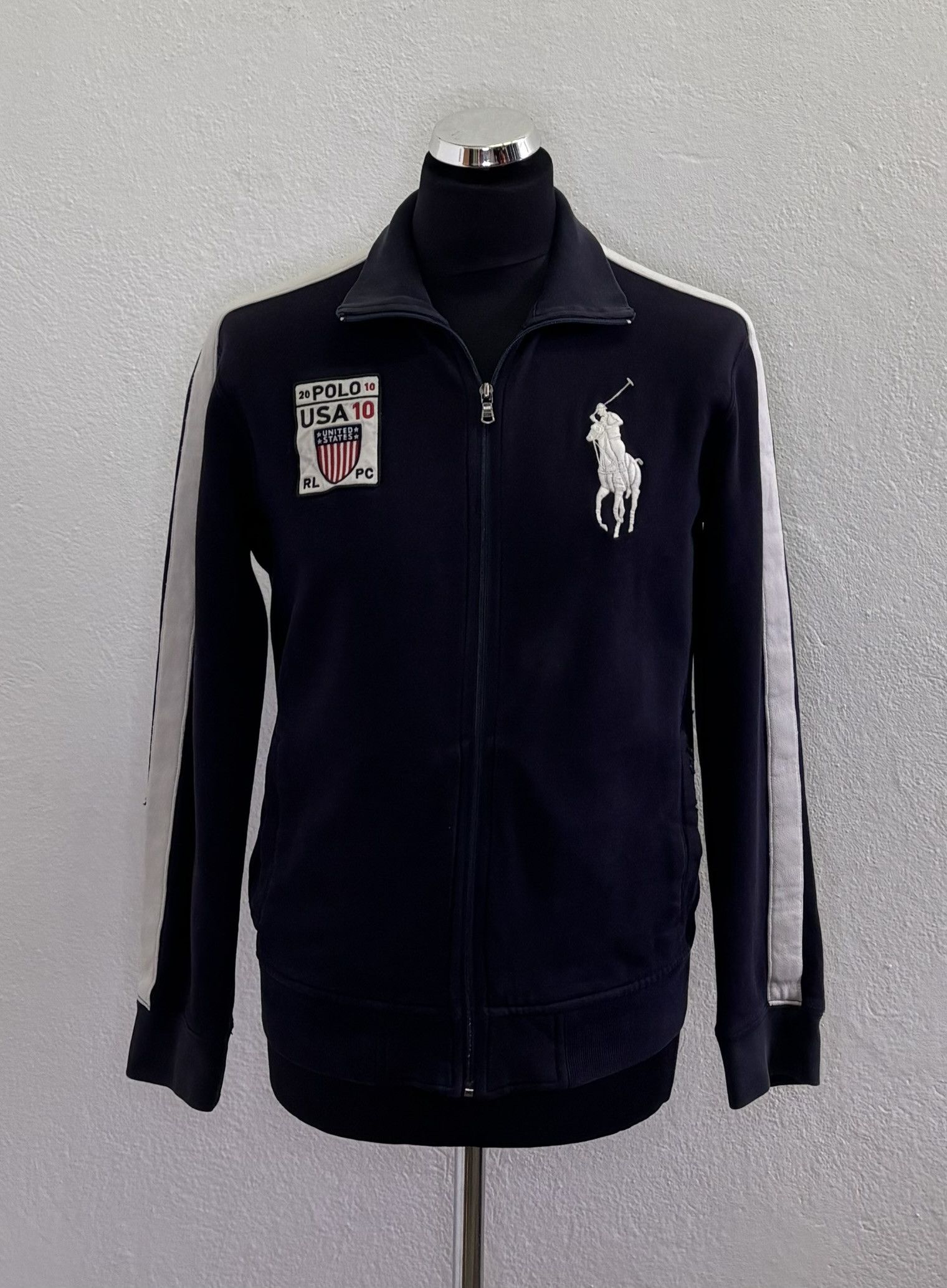 Polo Ralph Lauren × Vintage Polo Ralph Lauren USA 10 zip sweatshirt Medium Size US M / EU 48-50 / 2 - 1 Thumbnail