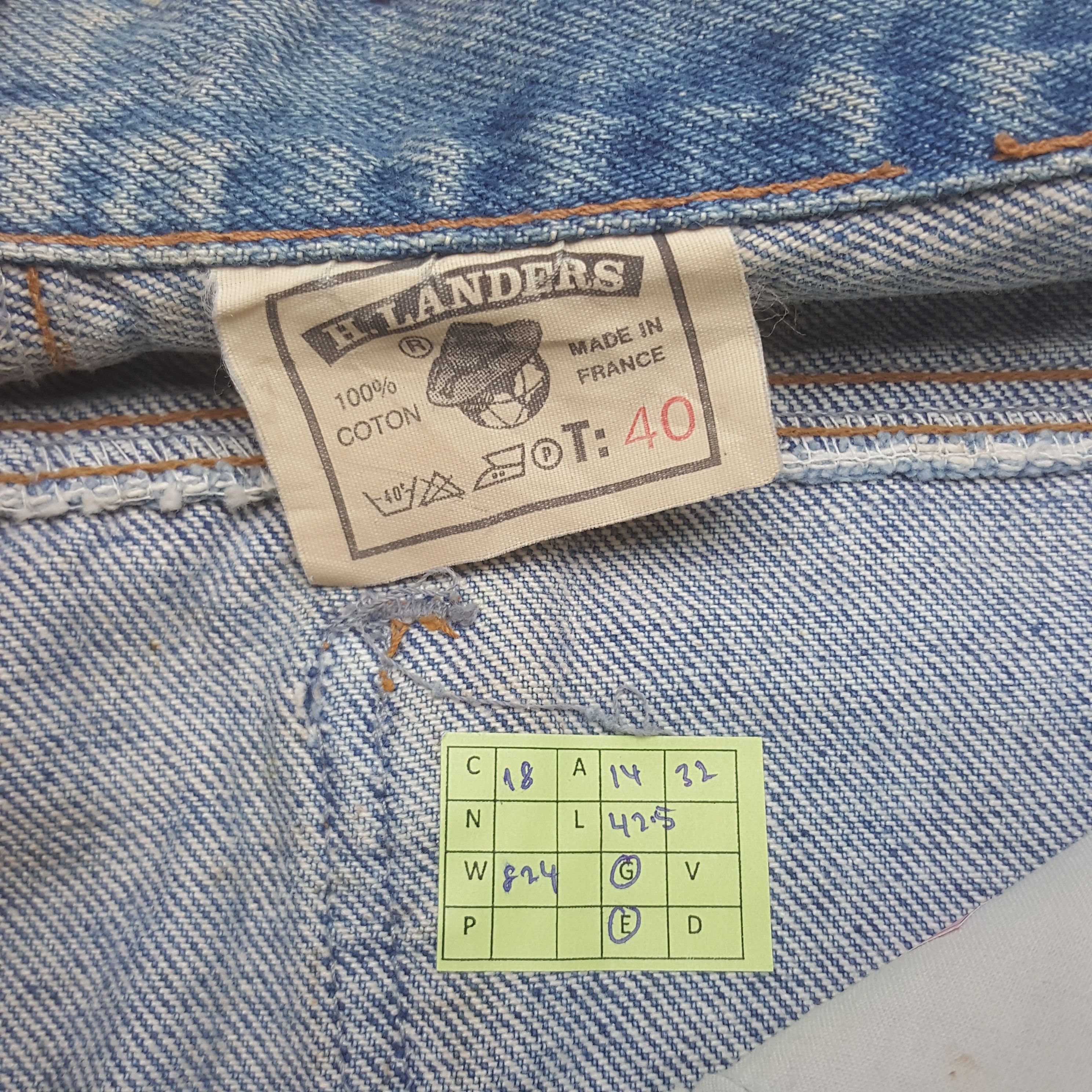 Vintage Vintage H.landers Designer Art Style Rare Denim Jeans RR18 Size US 28 / EU 44 - 8 Thumbnail