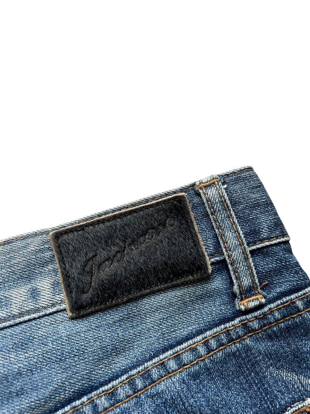 JACKROSE Jackrose Distressed Whiskers Flare Denim Size US 34 / EU 50 - 11 Thumbnail