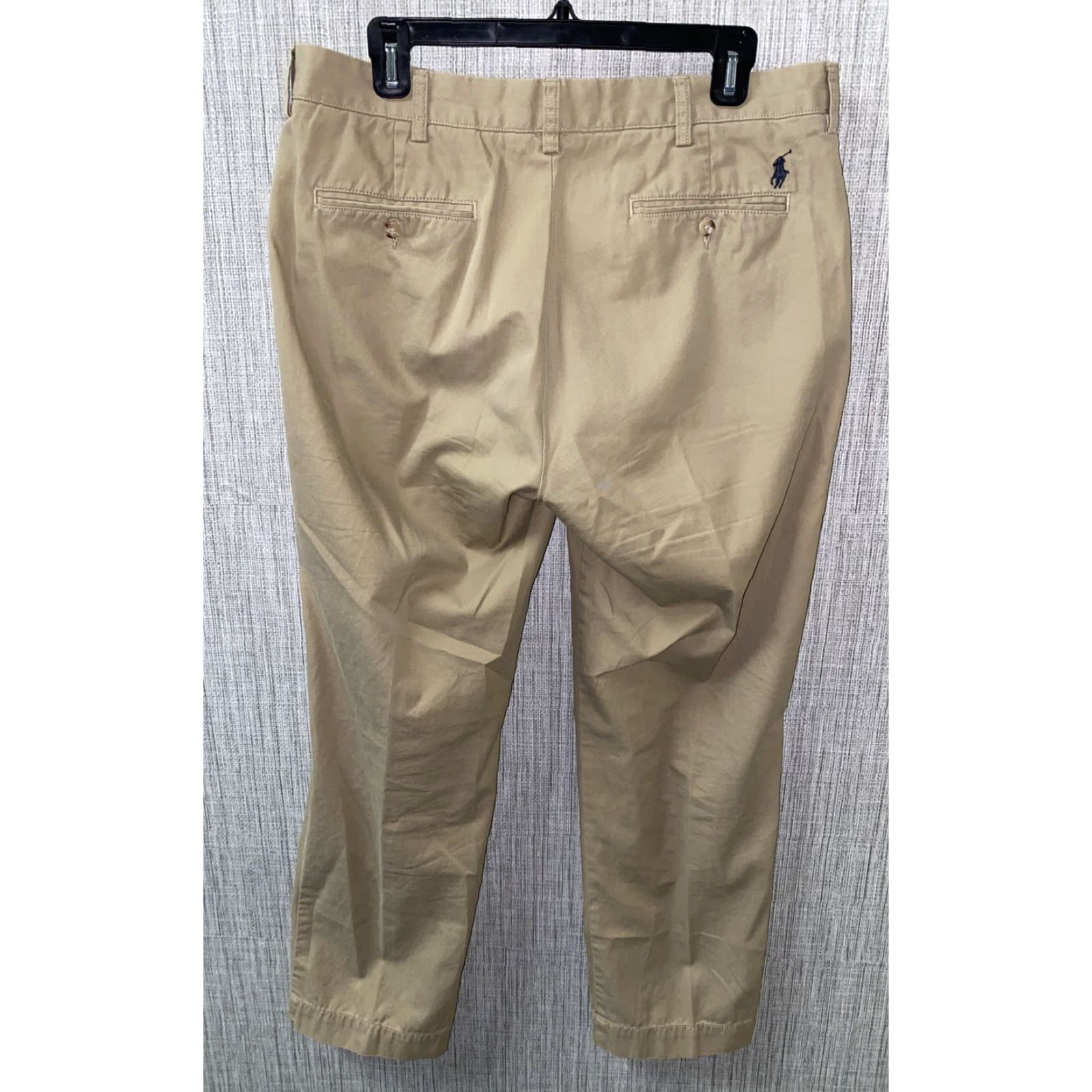 Polo Ralph Lauren Polo Ralph Lauren Mens Casual Cotton Pants Size 35 x 28.5 Beige Size US S / EU 44-46 / 1 - 4 Thumbnail