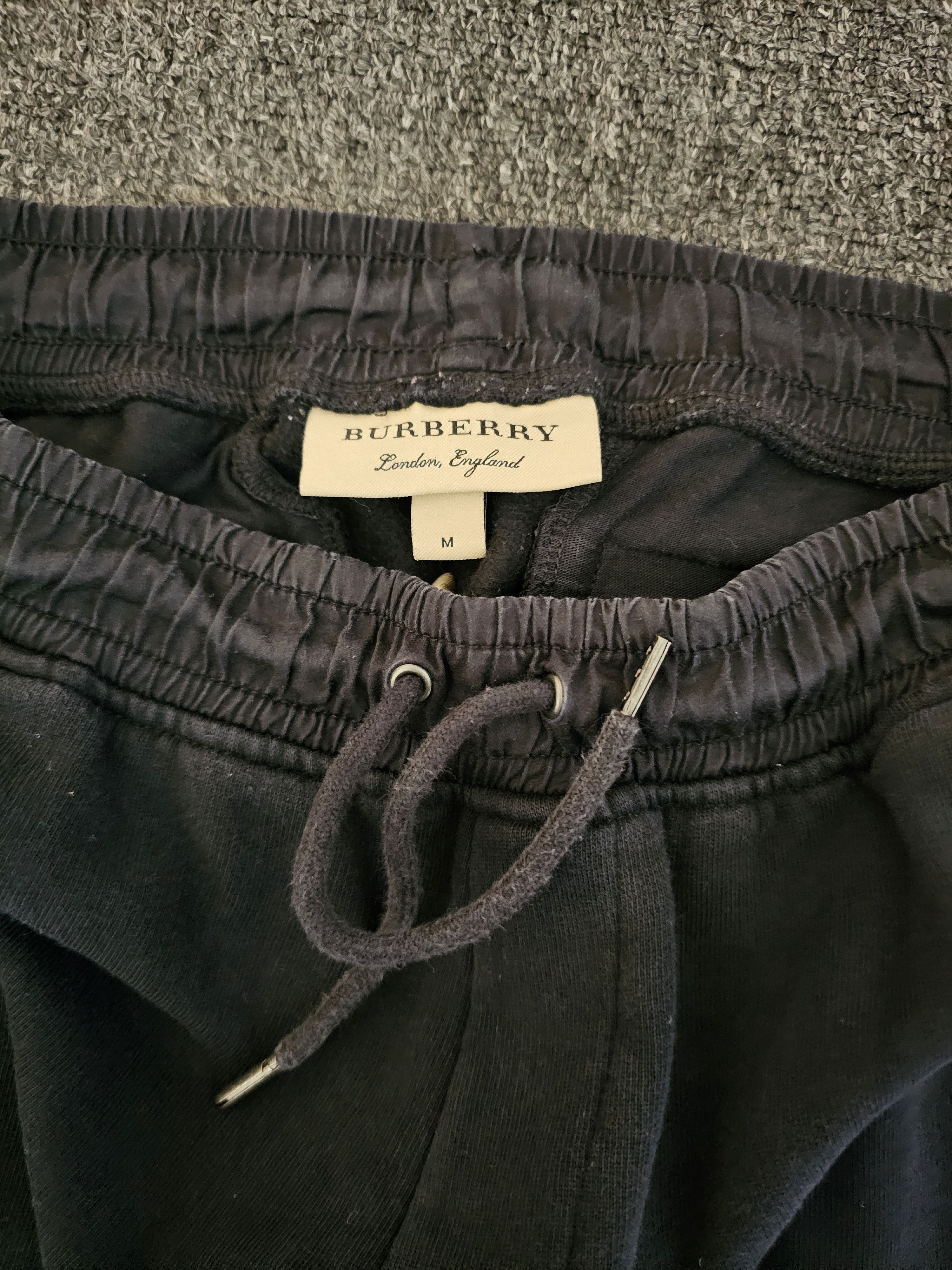 Burberry BURBERRY Men's Embroidered Sweatpants Size M Size US 31 - 2 Thumbnail