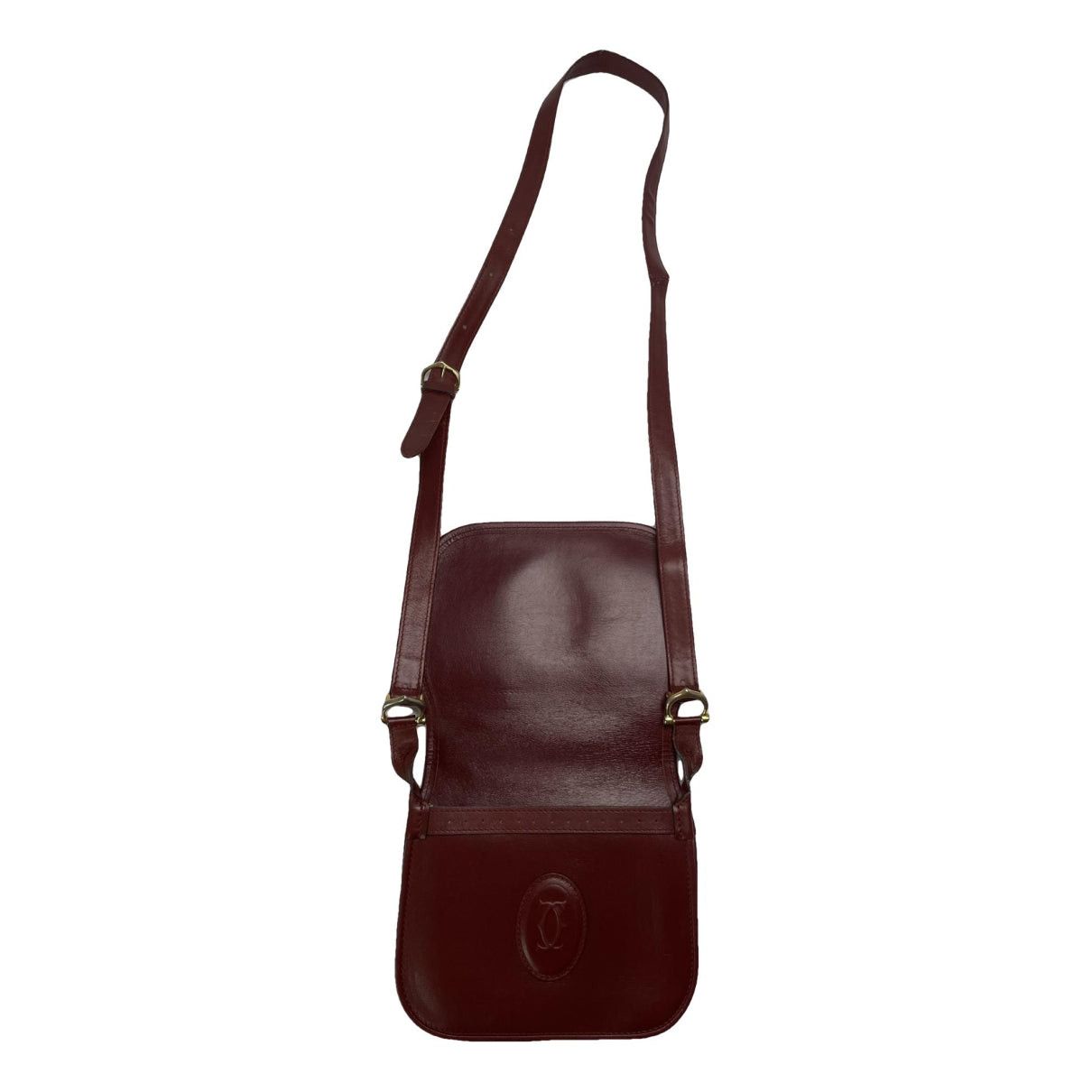 Cartier Burgundy Leather Handbag Size ONE SIZE - 1 Thumbnail