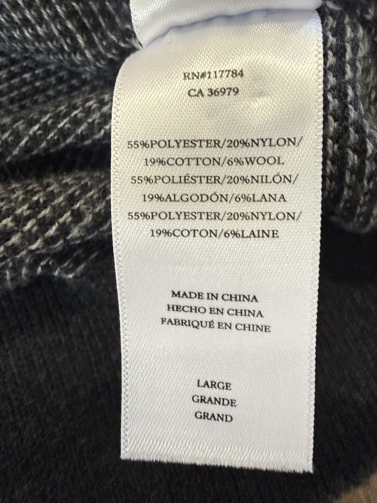 Rails Rails Men’s Anders Contrast-Trimmed Wool-Blend Polo Sweater Size US L / EU 52-54 / 3 - 4 Thumbnail