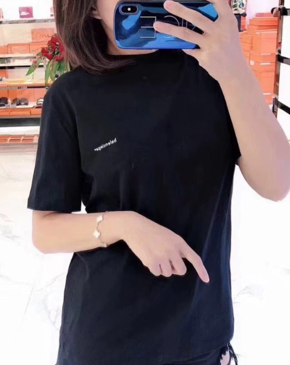 Balenciaga Balenciaga Small logo letter printed black round neck cott Size XS / US 0-2 / IT 36-38 - 8 Thumbnail