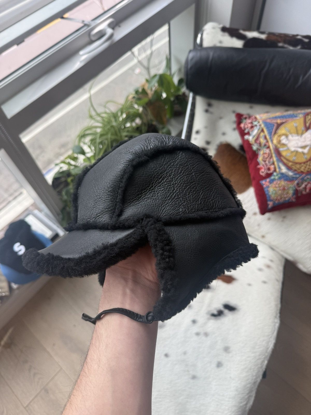 Supreme Supreme Shearling Lined Earflap Cap Size ONE SIZE - 3 Thumbnail