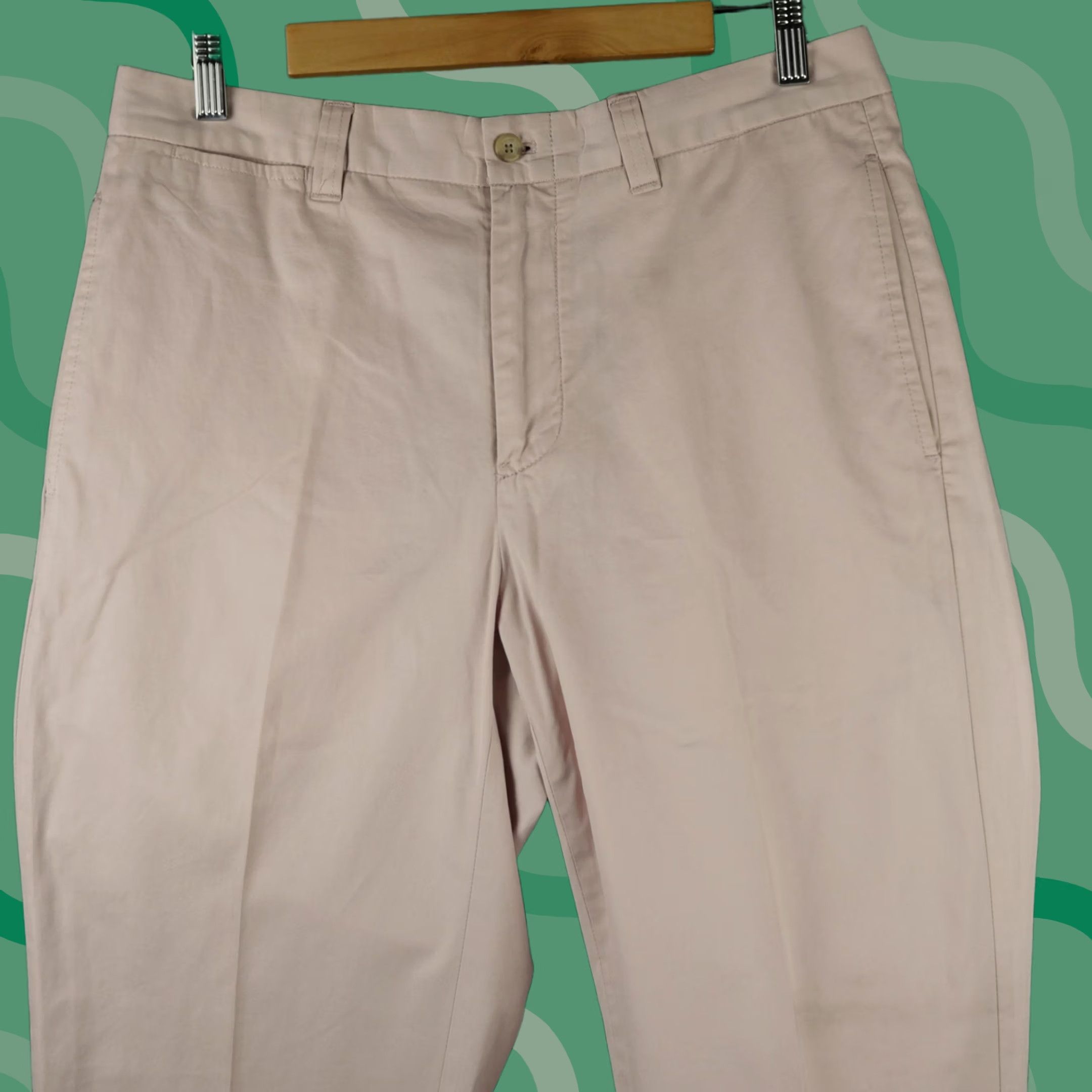 Polo Ralph Lauren Polo Ralph Lauren Pants Mens 33x32 Chino Straight Classic Fit Cotton Twill Pink Slant Pocket Flat Front Size US XS / EU 42 / 0 - 1 Thumbnail