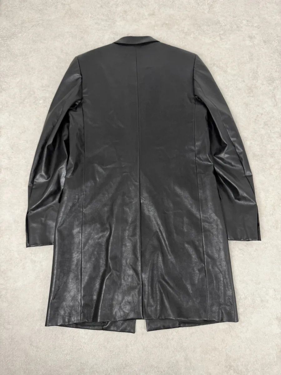 Dior AW2003 Dior PVC Black Luster Obscure Trench Coat by Hedi Slimane Size US M / EU 48-50 / 2 - 5 Thumbnail
