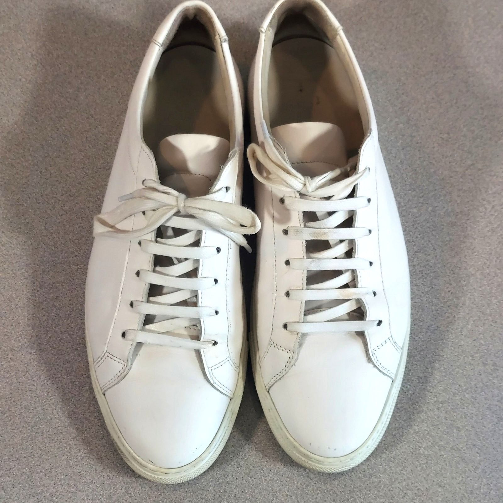 TAFT Taft Shoes Mens US Size 9 (EU 42) White Leather Sneakers Size US 9 / EU 42 - 3 Thumbnail