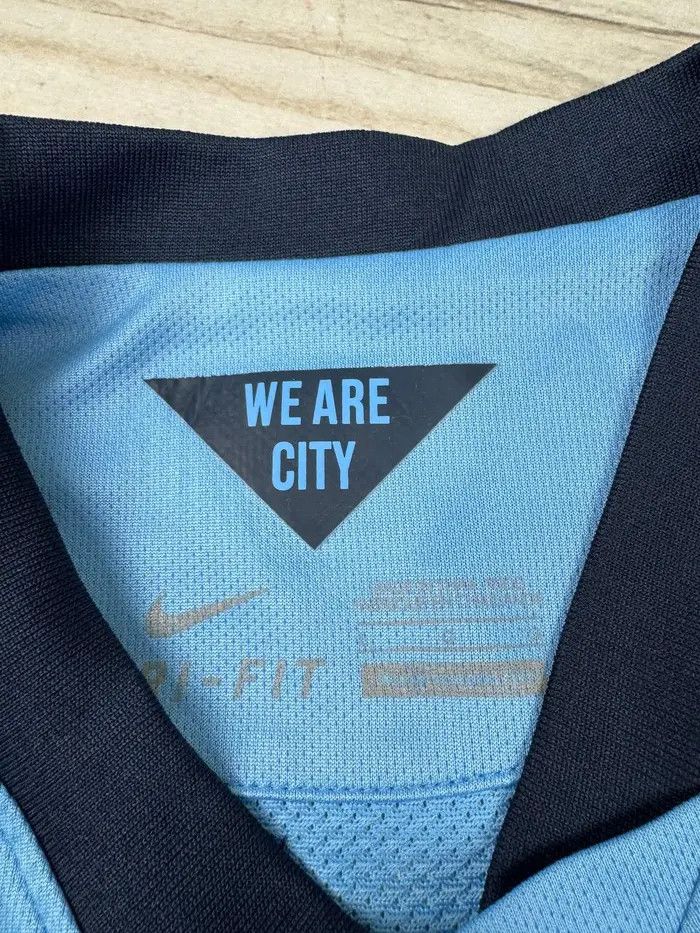 Nike Manchester City 2014 2015 Player Issue Home Shirt Jersey Size US M / EU 48-50 / 2 - 20 Thumbnail