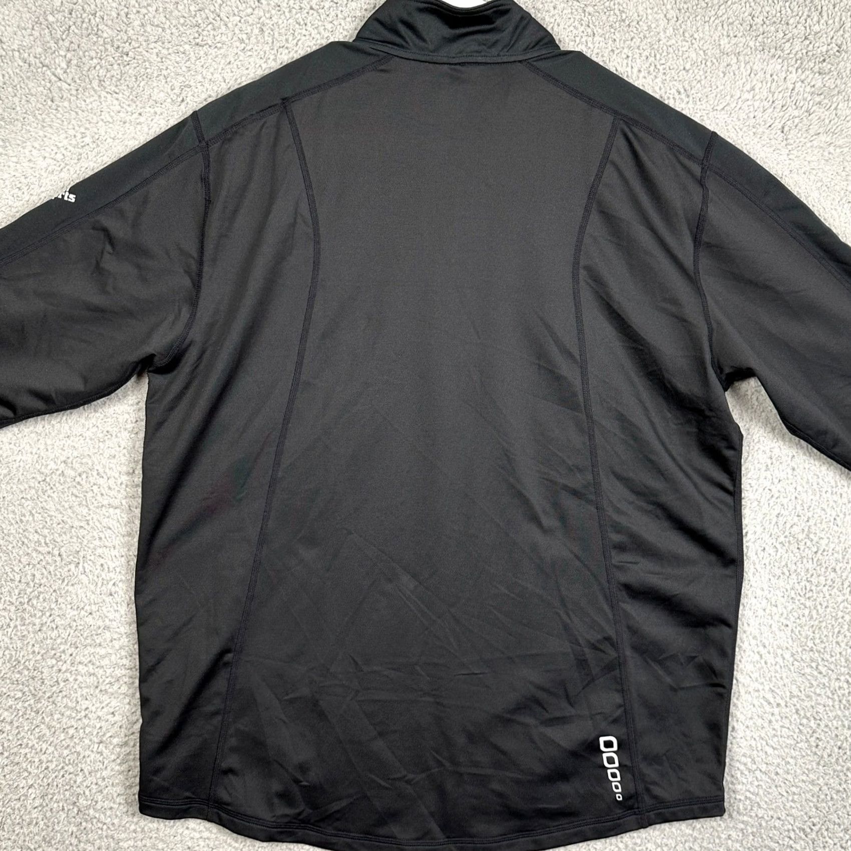 Eastern Mountain Sports EMS Athletic Sweatshirt Pullover L Black Quarter Zip Mens Large Outdoor Breathable Knits Mock Neck Zip Pattern Solid Size US L / EU 52-54 / 3 - 3 Thumbnail