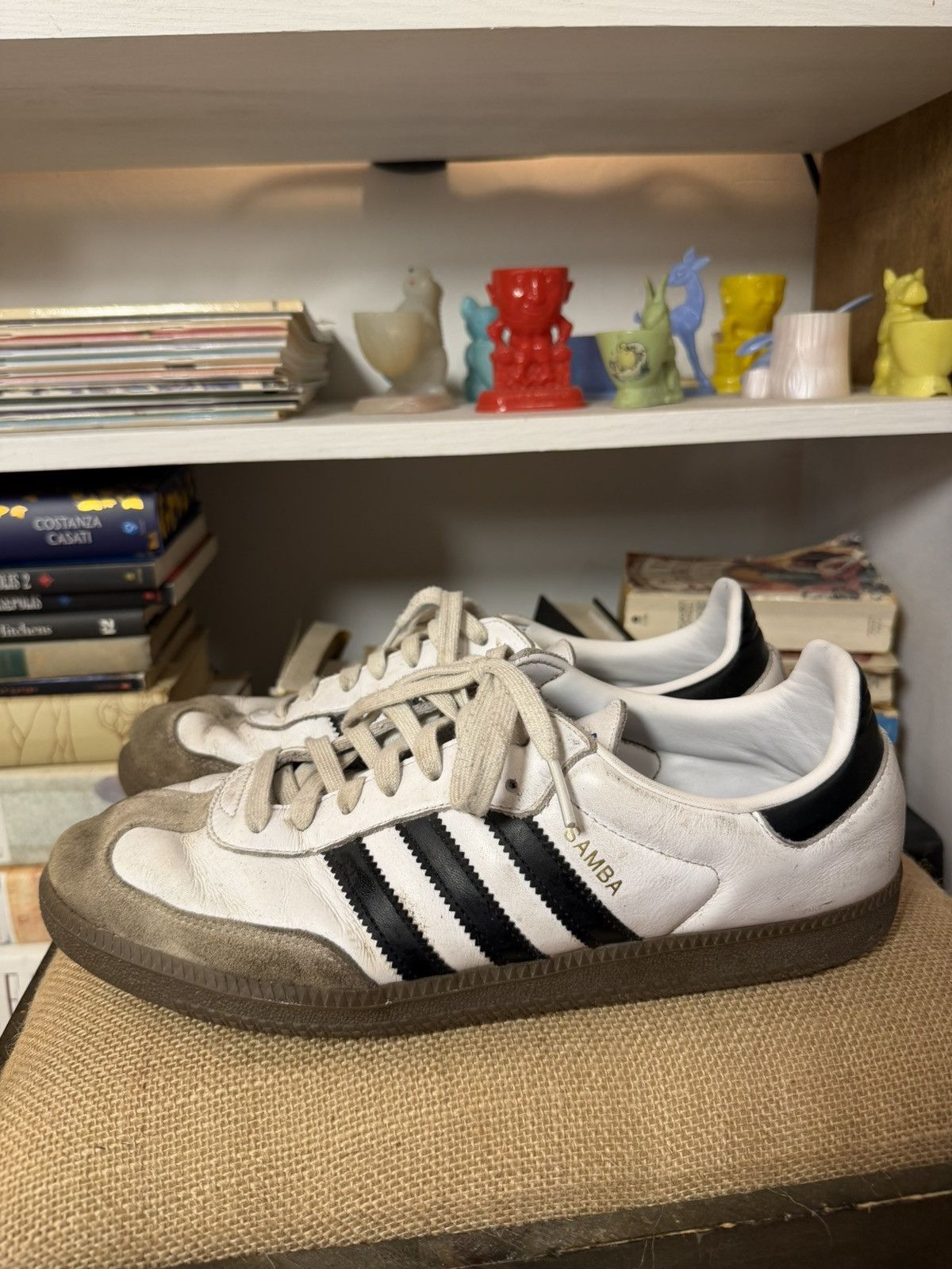 Adidas Adidas Samba White Sneakers 12 Size US 12 / EU 45 - 3 Thumbnail