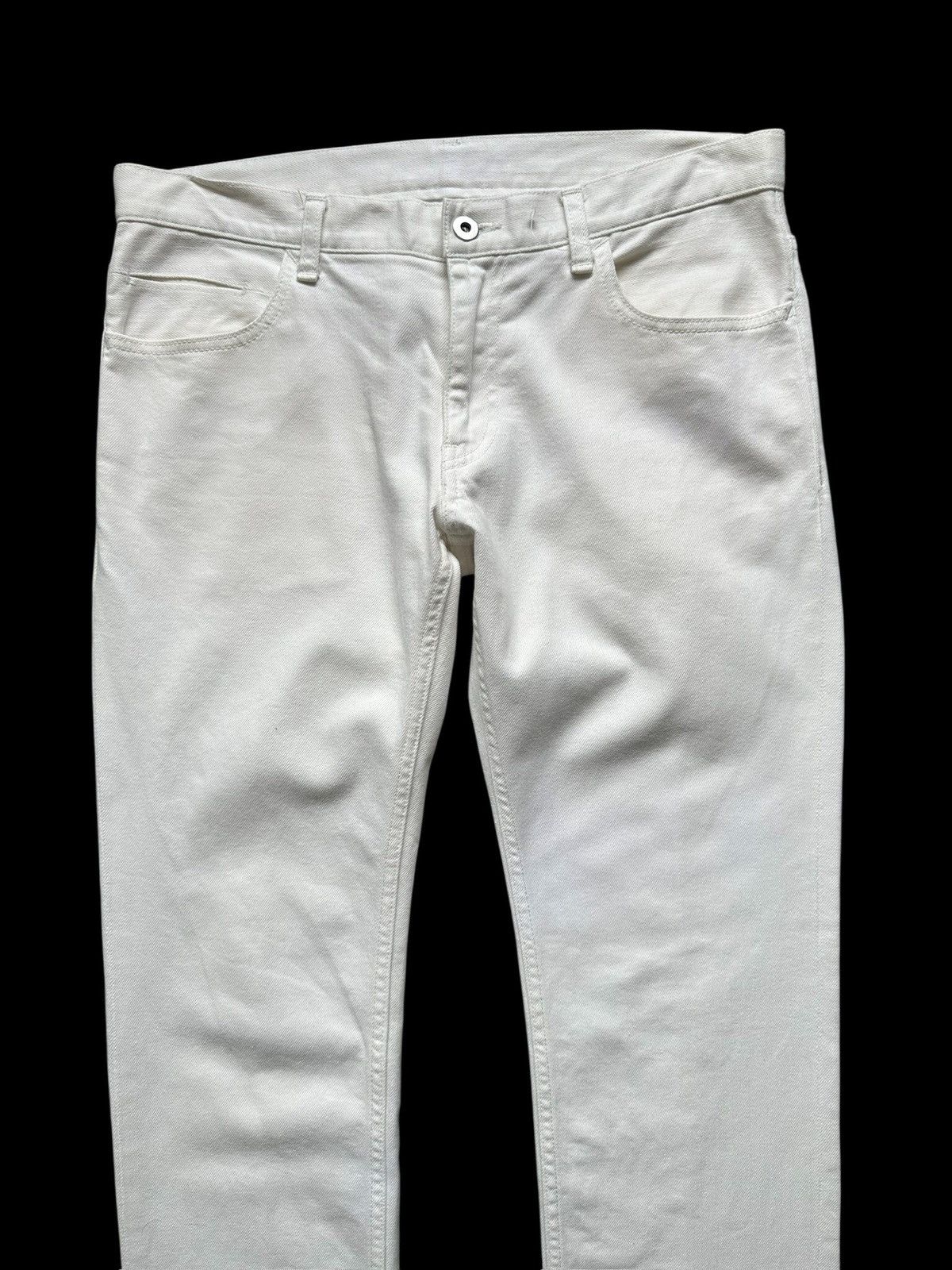 Uru 13FW URU - White denim jeans Size US 33 - 4 Thumbnail