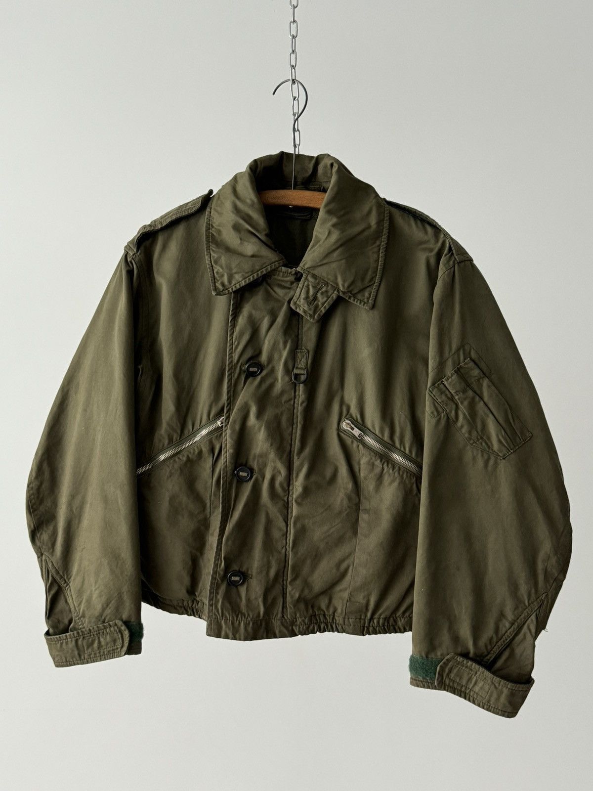 Vintage 1969 Dated British Army RAF MK3 Cold Weather Flying Jacket Size US S / EU 44-46 / 1 - 3 Thumbnail