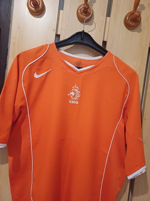 Nike Nike Netherlands 2004-06 home vintage jersey Size US M / EU 48-50 / 2 - 2 Thumbnail
