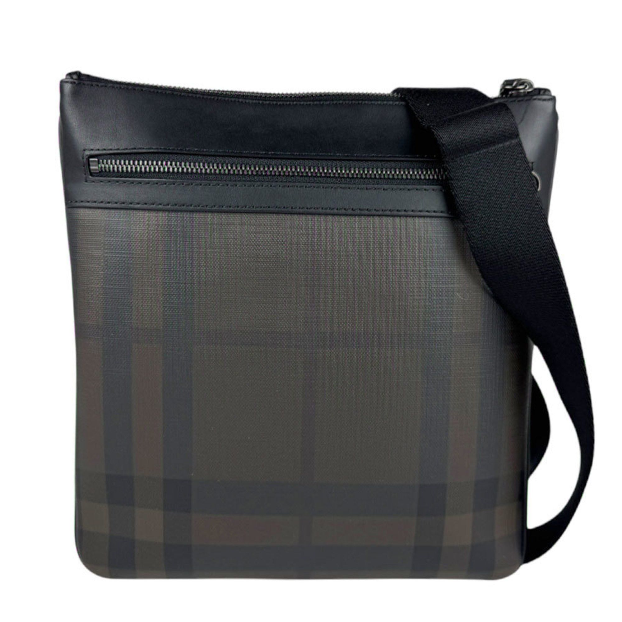 Burberry Burberry Shoulder Bag Dark Brown Black Men's z3942 Size ONE SIZE - 1 Thumbnail