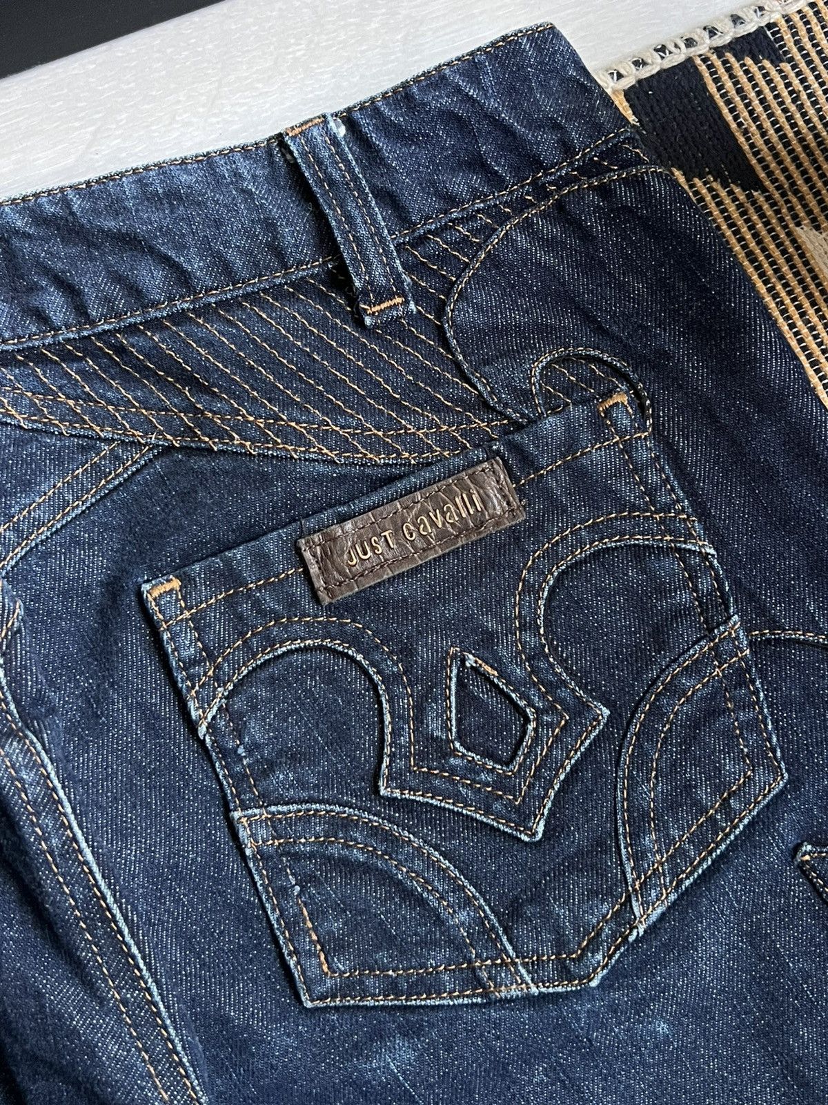 Just Cavalli Just Cavalli Vintage Logo Y2k Jeans Size 30" / US 8 / IT 44 - 7 Thumbnail