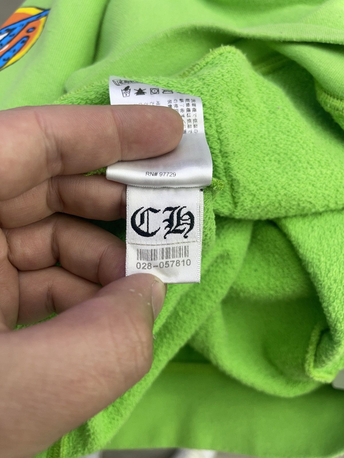 Chrome Hearts Chrome hearts sex records green hoodie Size US L / EU 52-54 / 3 - 7 Thumbnail