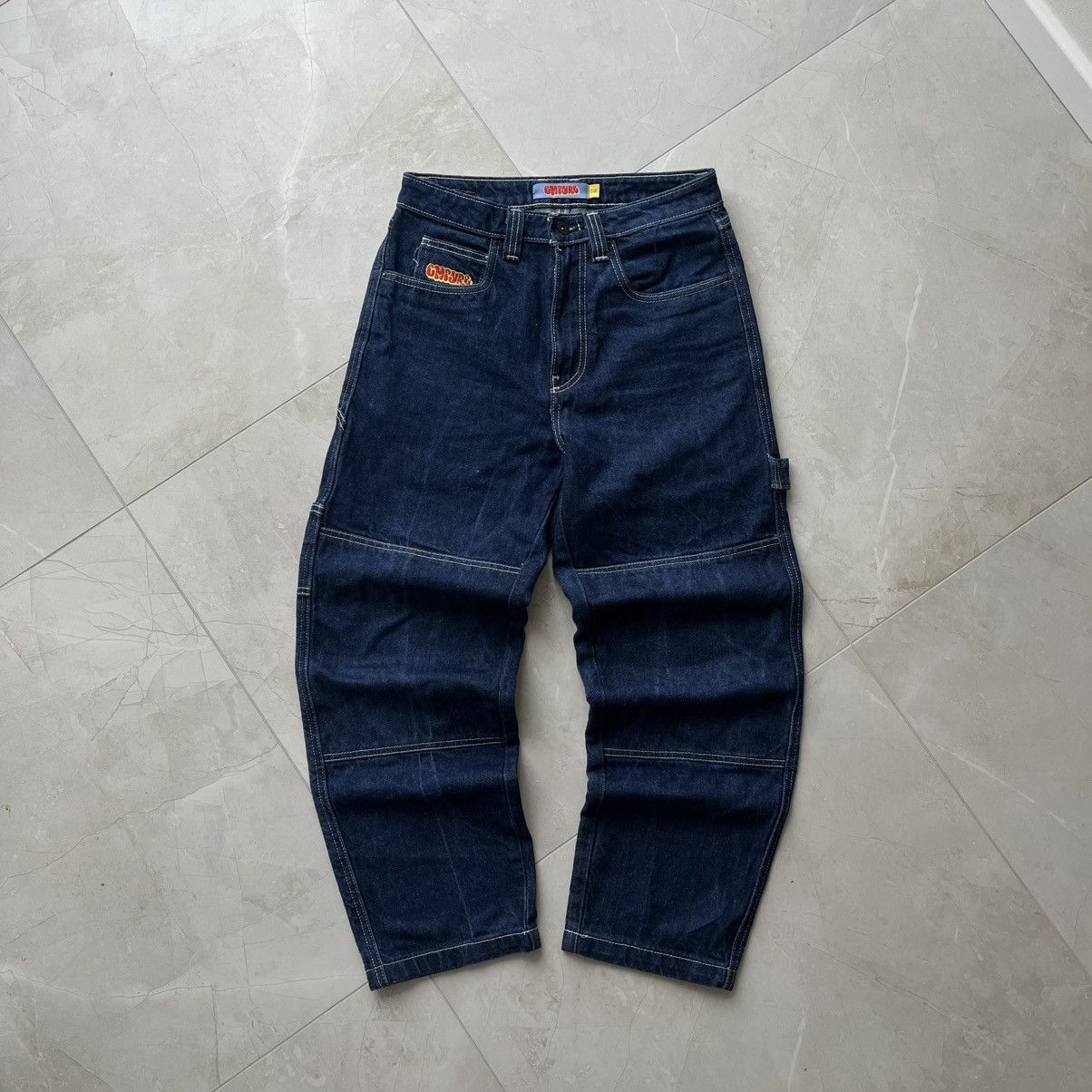 Empyre Empyre Baggy Blue Denim Rap Jeans Size US 28 / EU 44 - 1 Thumbnail