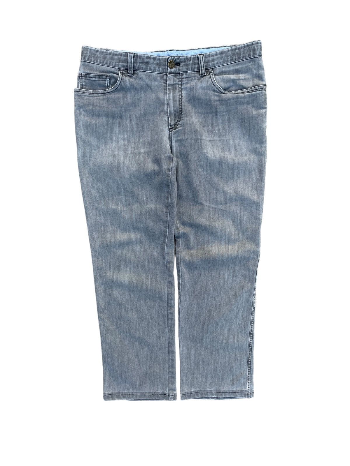 Brioni Luxury Stelvio Grey Denim Pants