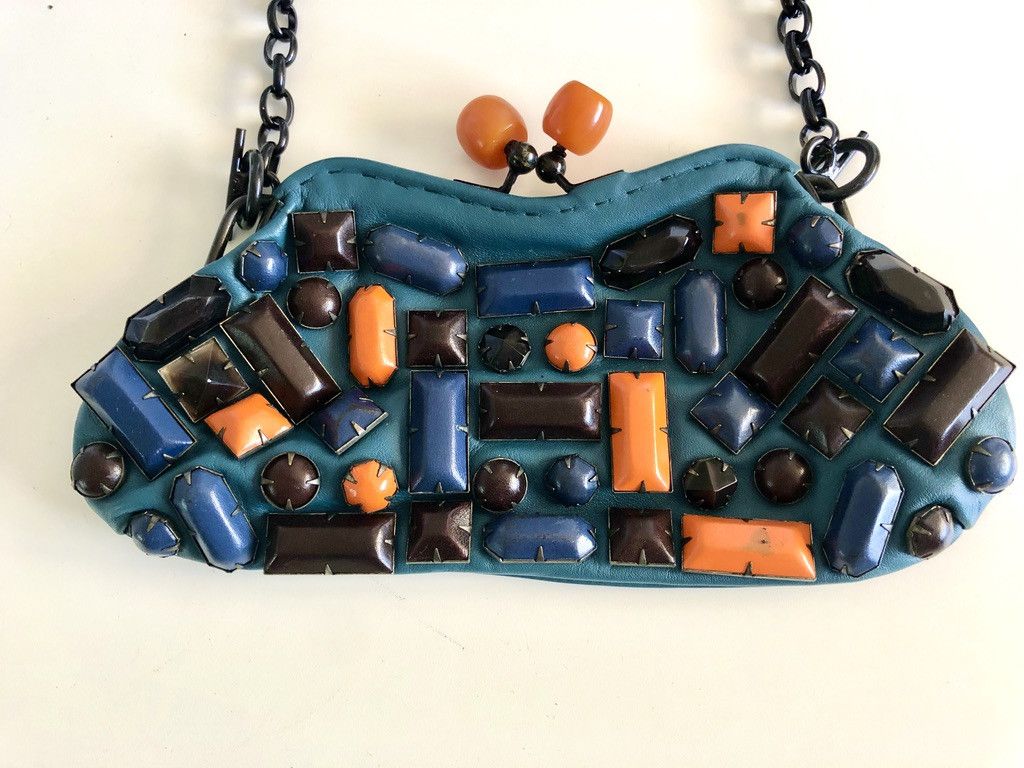 Other Jamin Puech Glam Clutch with Leather and Chain Handle Size ONE SIZE - 1 Thumbnail