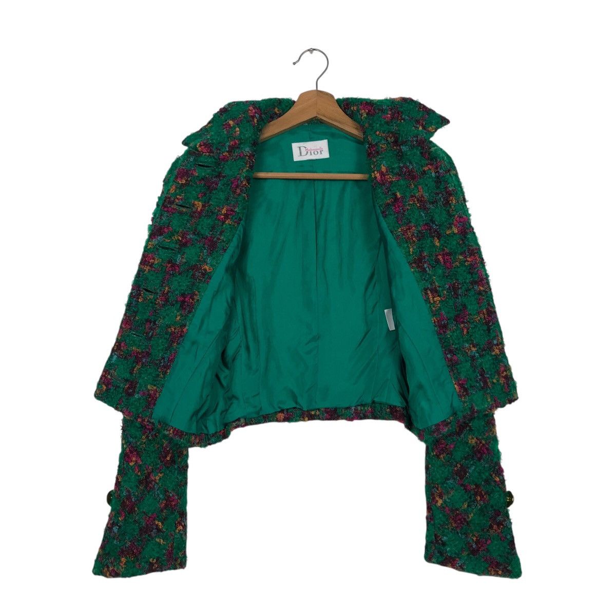 Christian Dior Monsieur Mademoiselle Dior Couture Bouclé Tweed Jacket Size M / US 6-8 / IT 42-44 - 13 Thumbnail