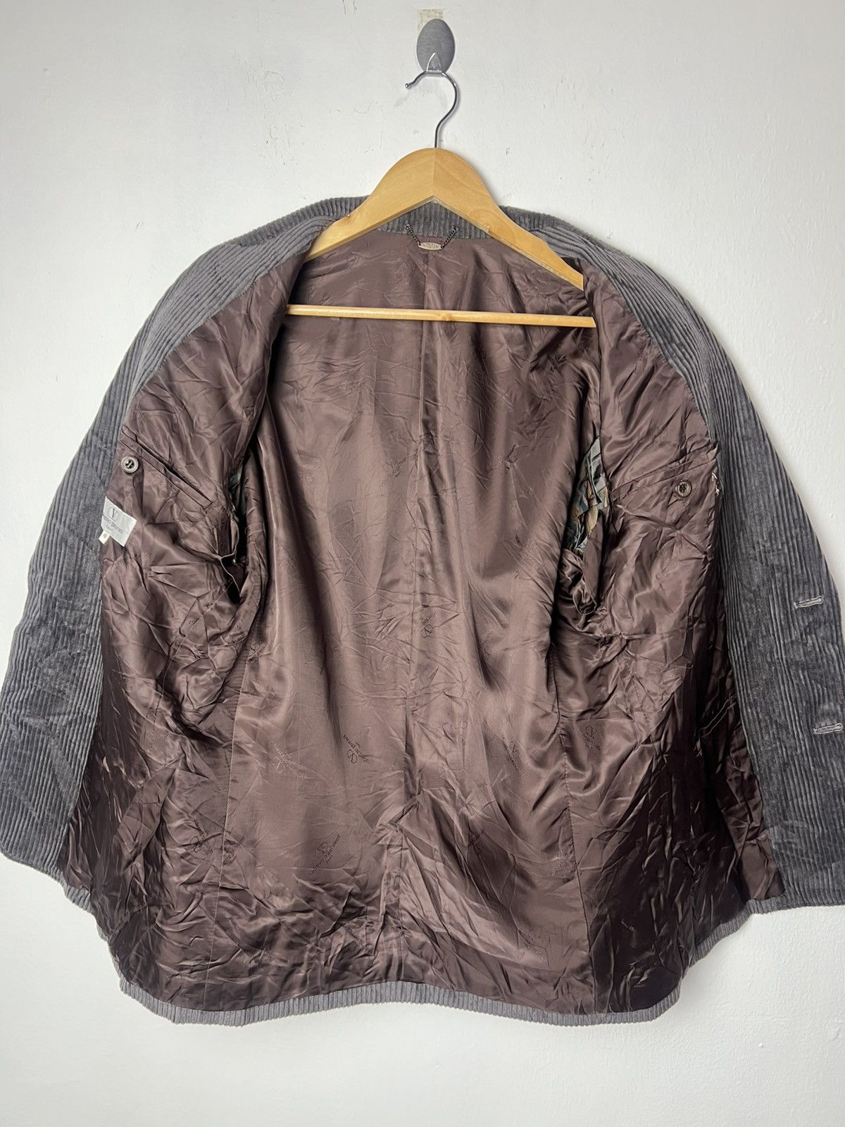 Valentino Valentino Garavani Vintage Corduroy Blazer Size US L / EU 52-54 / 3 - 8 Thumbnail