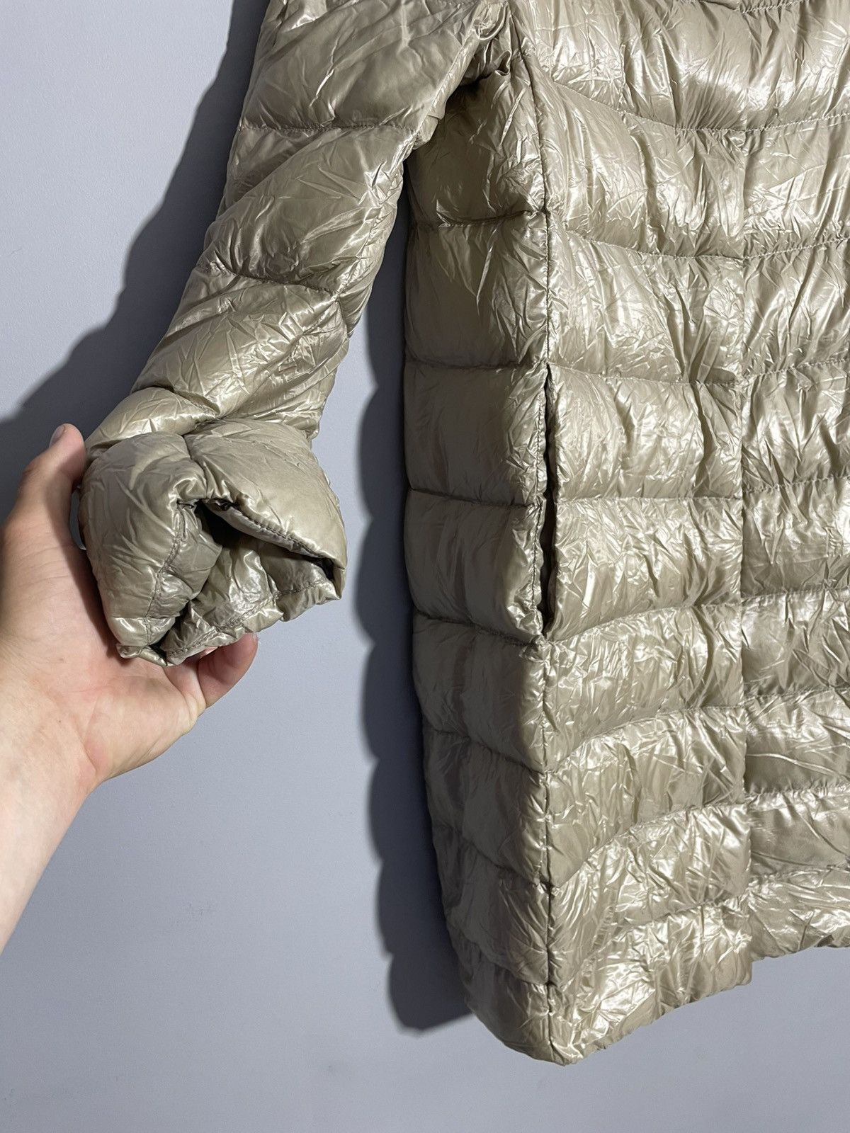 Herno Herno Long Down Puffer beige jacket size 40(M) Size S / US 4 / IT 40 - 4 Thumbnail
