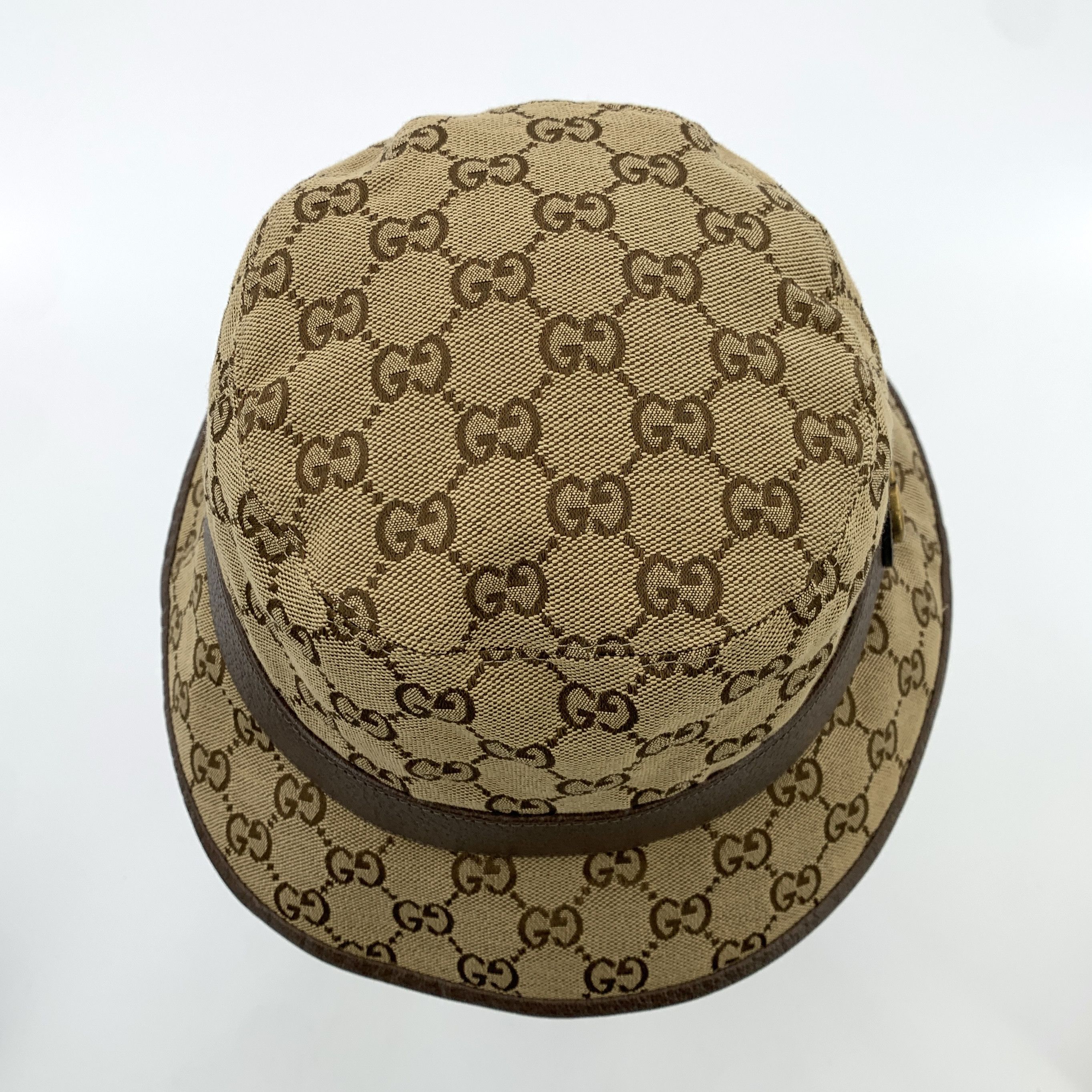 Gucci Gucci Monogram Bucket Hat Brown (58 cm) Size ONE SIZE - 5 Thumbnail