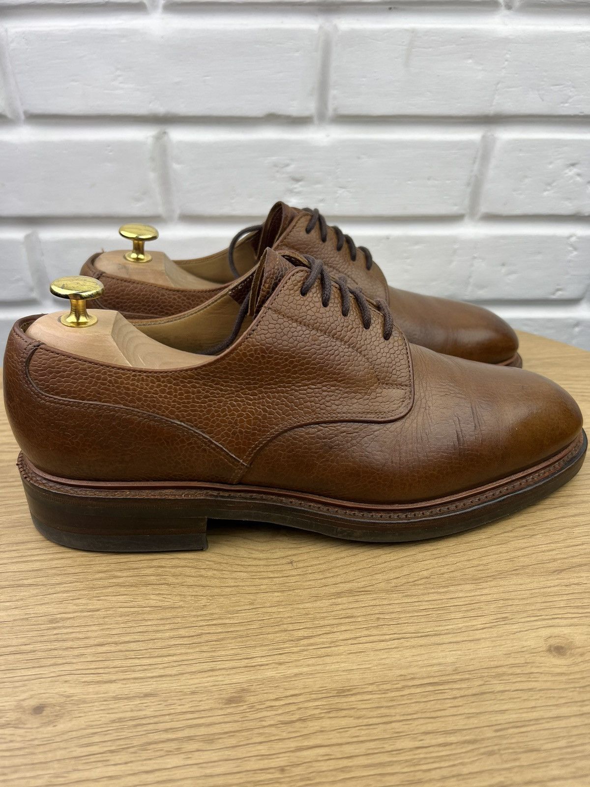 Loake LOAKE Derby Leather Shoes Lace Up Handmade in England Men’s Size US 9.5 / EU 42-43 - 8 Thumbnail