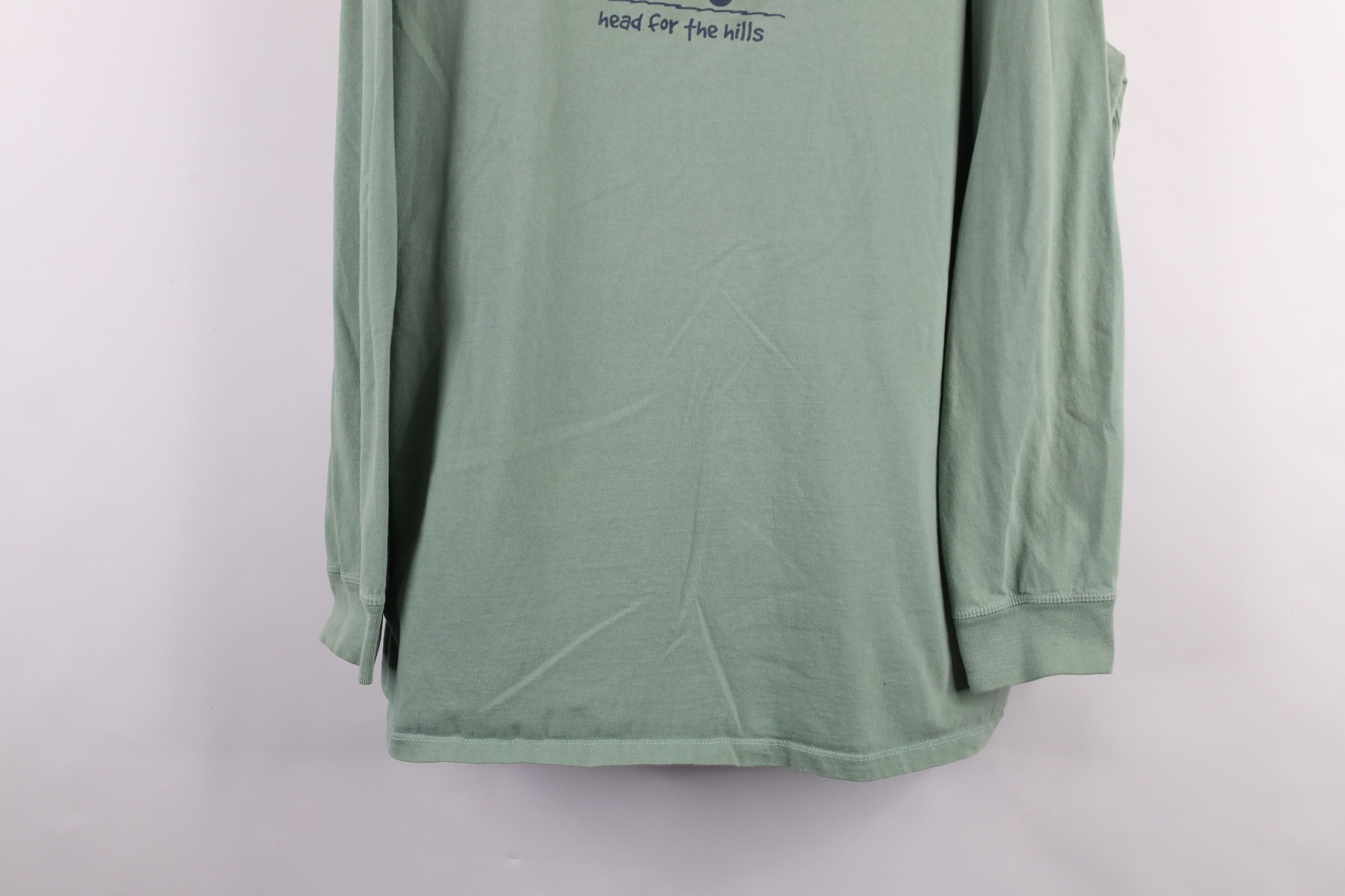 Vintage PositiviTees for the Hills Dog Mountains Long Sleeve T-Shirt Size US XXL / EU 58 / 5 - 3 Thumbnail