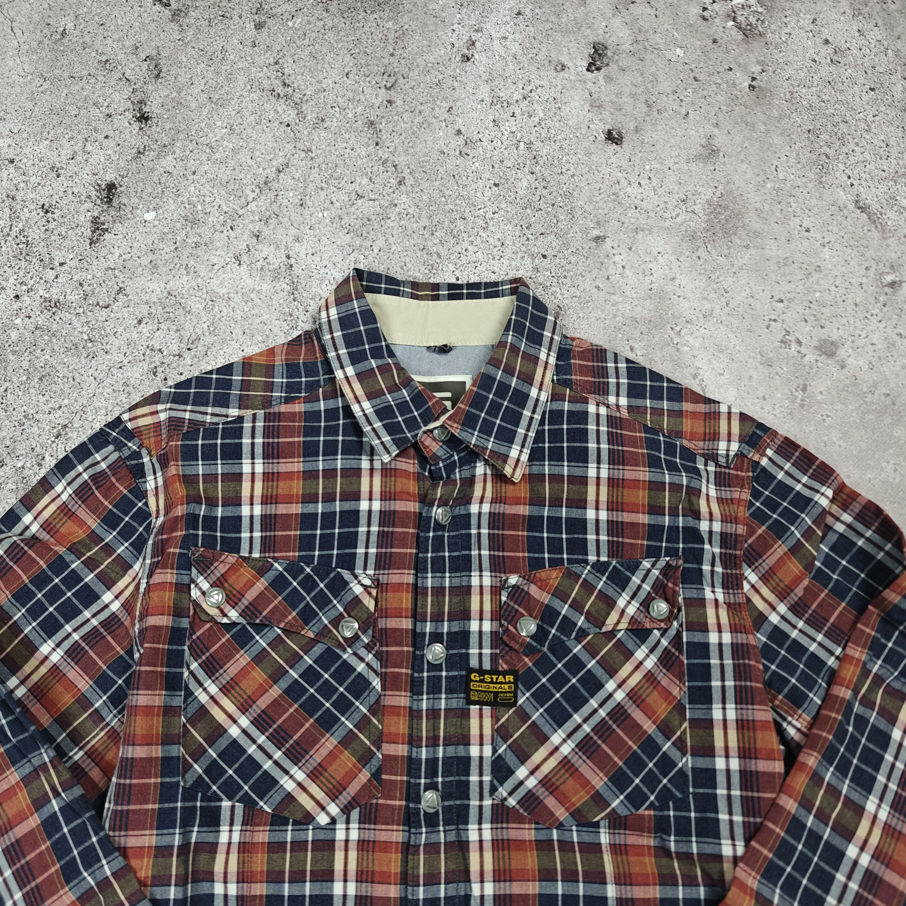 G-Star G-Star Raw SKI Crayon Shirt Check Snap size L Size US L / EU 52-54 / 3 - 2 Thumbnail