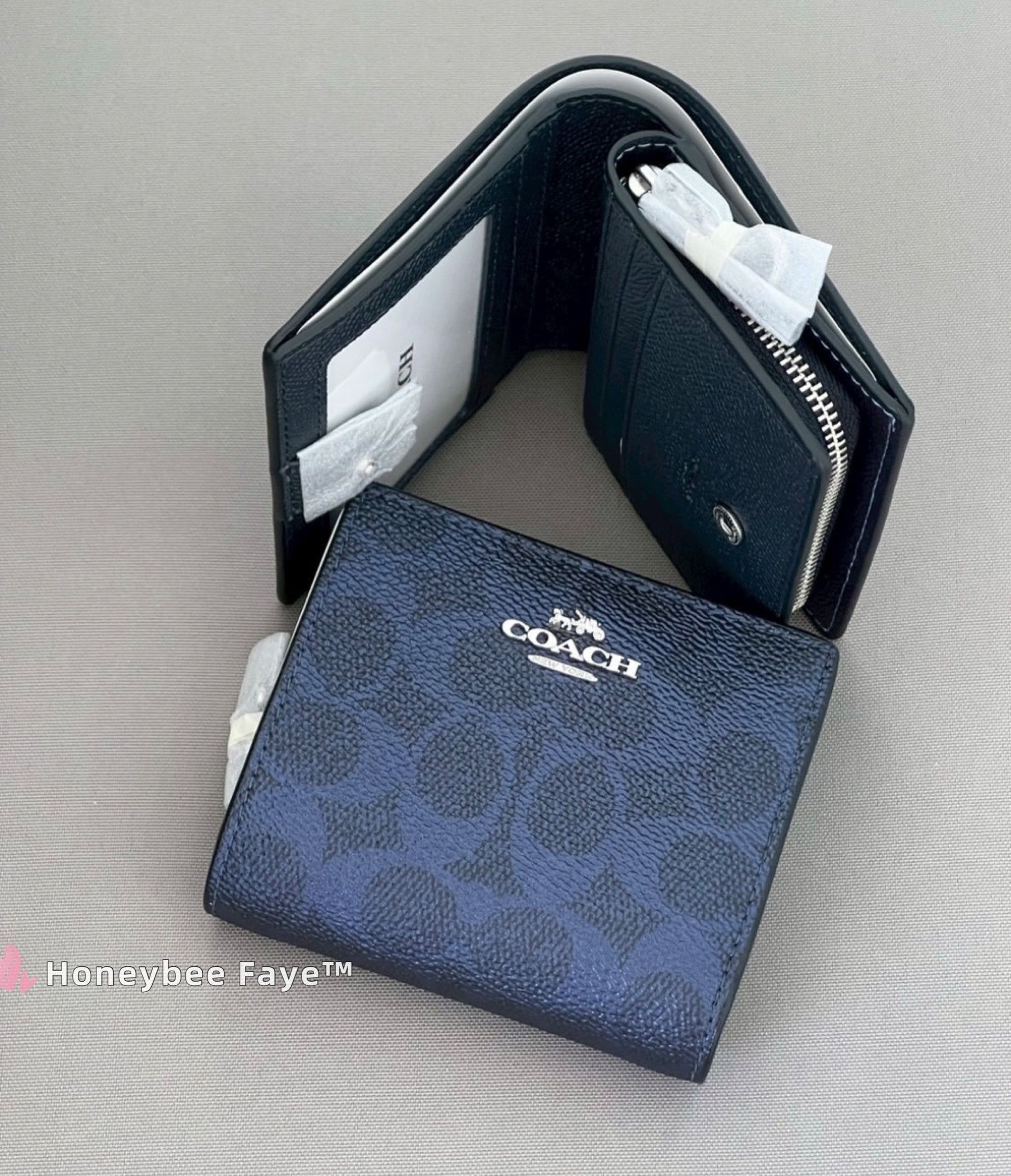 Coach NWT Coach Snap Wallet In Signature Canvas CCL96 Size ONE SIZE - 3 Thumbnail