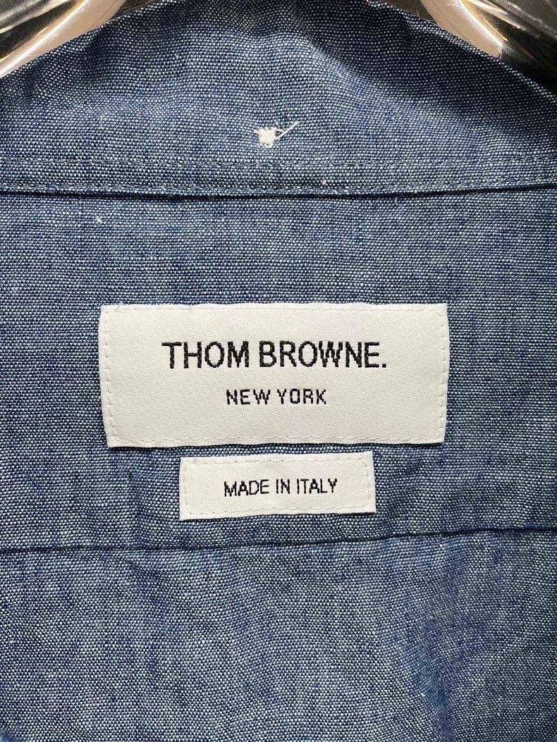 Thom Browne Thom Browne Blue denim shirt Size US XXL / EU 58 / 5 - 3 Thumbnail