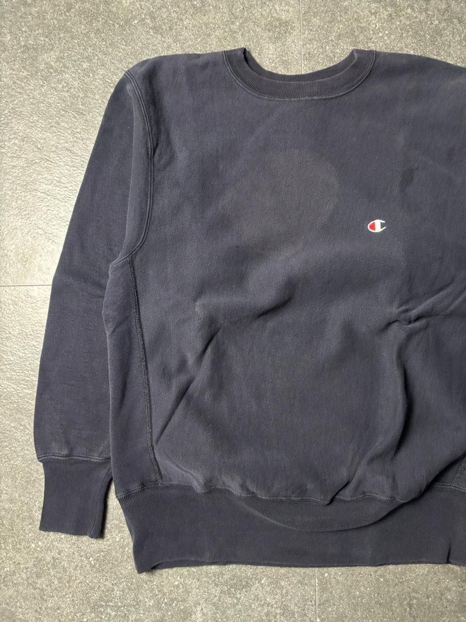 Champion 1990s Champion Reverse Weave Faded Black Sweatshirt Size US L / EU 52-54 / 3 - 2 Thumbnail