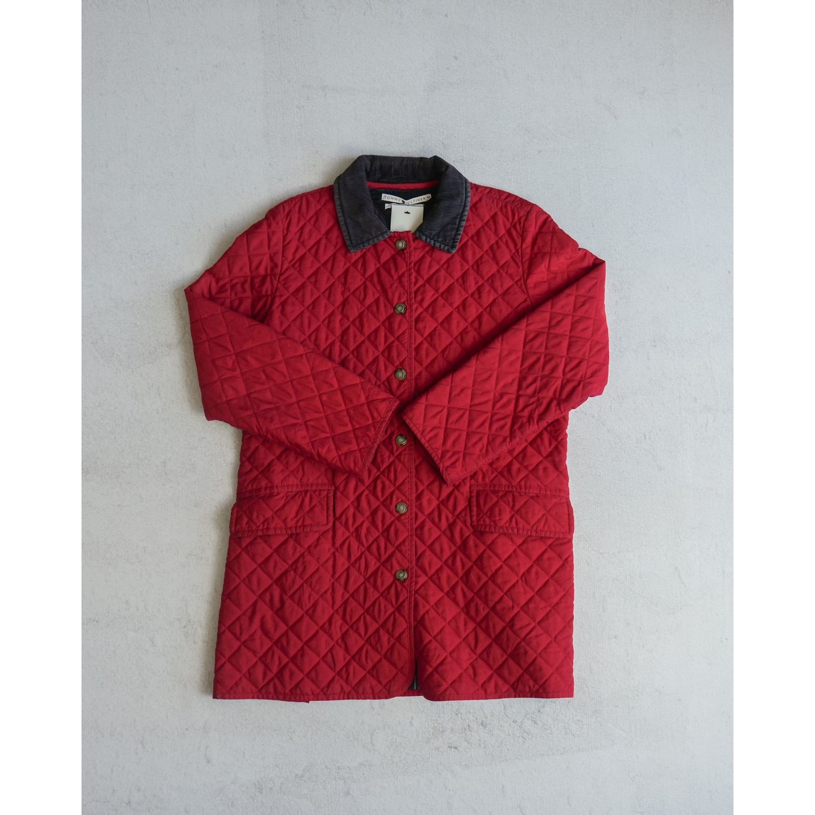 Tommy Hilfiger Vintage 00s Tommy Hilfiger Red Jacket - Women's Medium Size M / US 6-8 / IT 42-44 - 1 Thumbnail