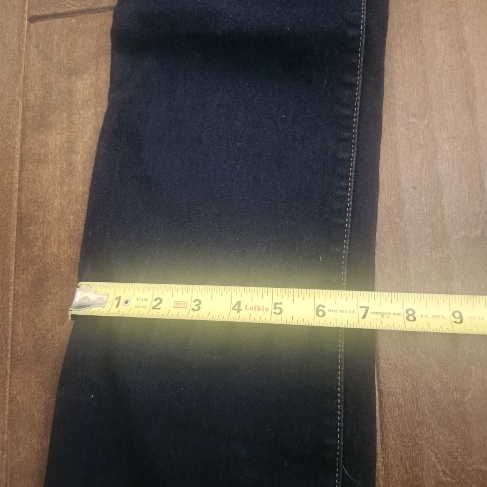 Vintage No Boundaries Bootcut Jeans Womens Size 11 Dark Wash Stretch Denim Pants Jeans Bootcut Womens Size 11 Blue Regular Tee? Size 32" / US 10 / IT 46 - 5 Thumbnail