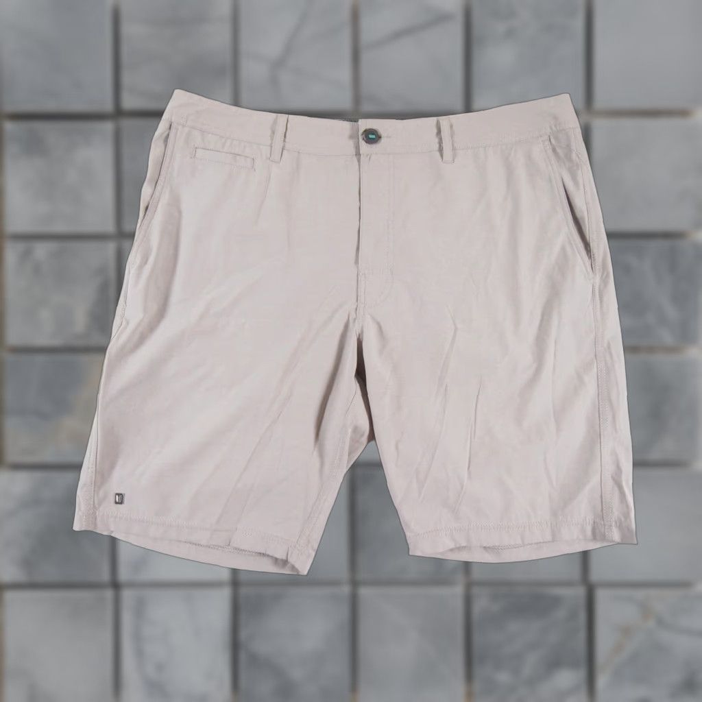 Vintage Linksoul Mens Shorts Chino 38 Gray 10" Stretch Casual Outdoor Regular Waist 38 Mens Size US 38 / EU 54 - 1 Thumbnail