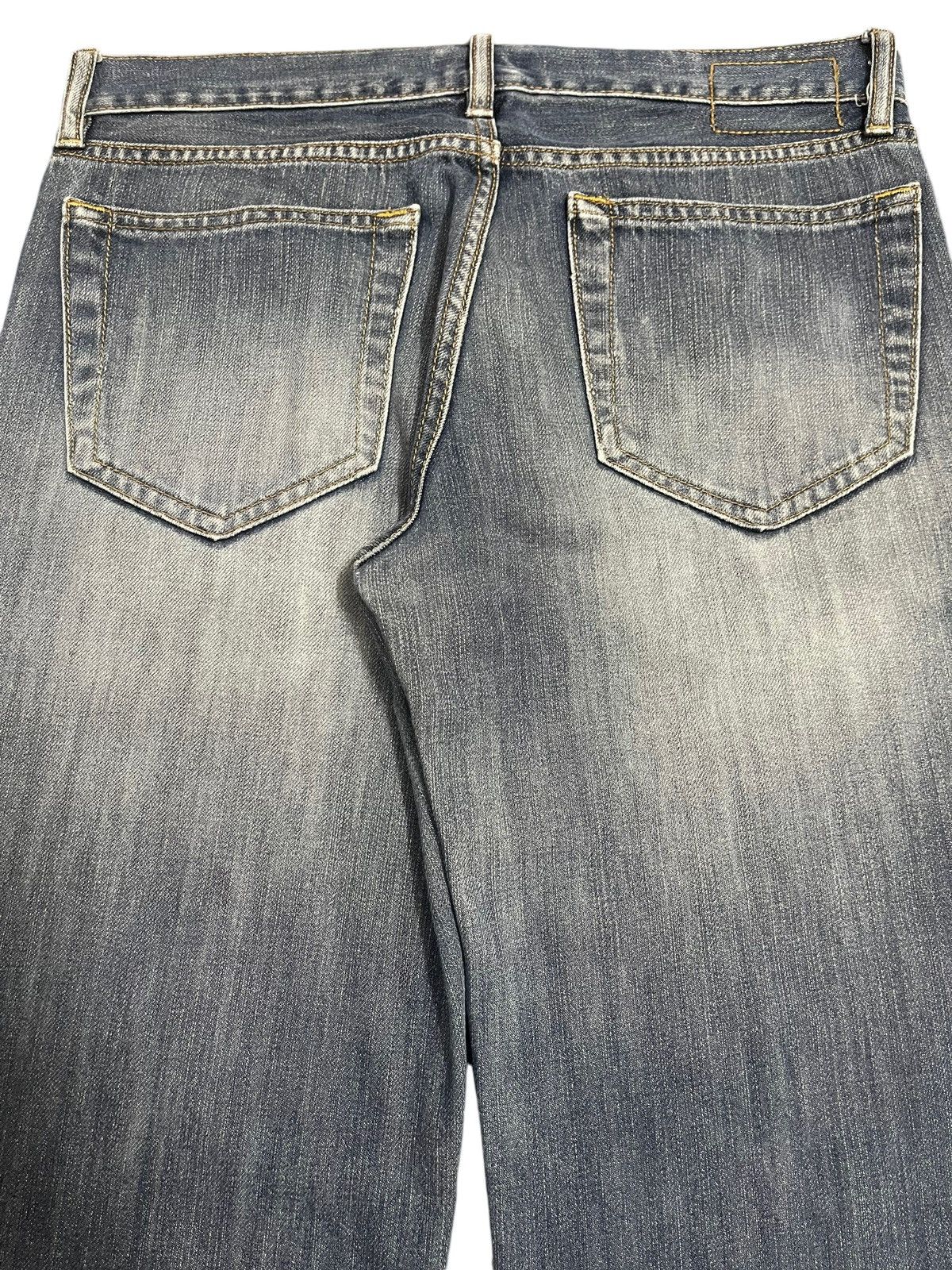 Gap Vintage Gap Blue Faded Wash Style Distressed Loose Jeans Size US 32 / EU 48 - 6 Thumbnail
