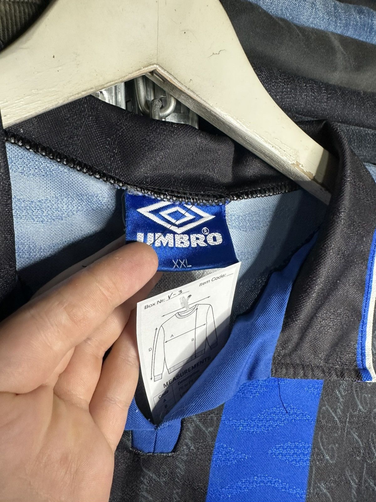 Umbro Umbro Inter Milan 1996/97 Home Shirt Football Soccer Jersey Size US XXL / EU 58 / 5 - 11 Thumbnail